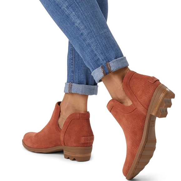 Sorel Shoes - NIB Sorel Lolla Cut Out Booties Suede -Waterproof